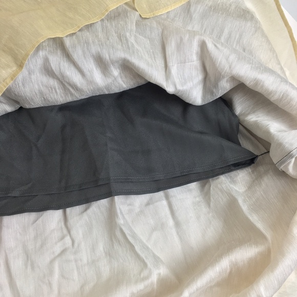 Fibfix Ombre Sleeveless Midi Dress Lyocell Linen Blend Ethereal Fairy Modern - Picture 9 of 14